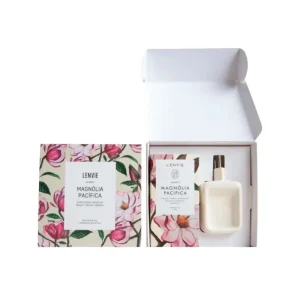 Kit Difusor Elétrico+Barra de Cera Magnólia Pacífica Lenvie