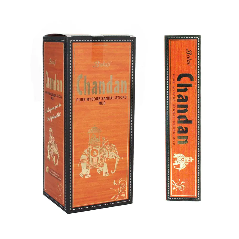 Kit com 2 incensos Balaji Massala Chandan - Image 3