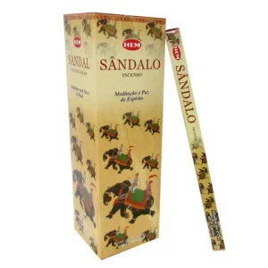 Kit 25 Incensos Naturais de Sândalo-Aroma Quente e Relaxante