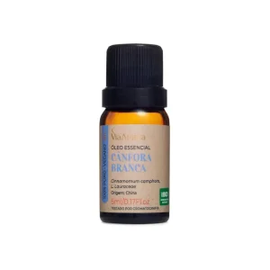 Óleo Essencial Cânfora Branca Via Aroma – 5 ml