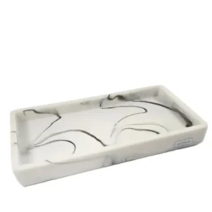Bandeja Decorativa Acqua Aroma M 19,5×10,5cm Mármore