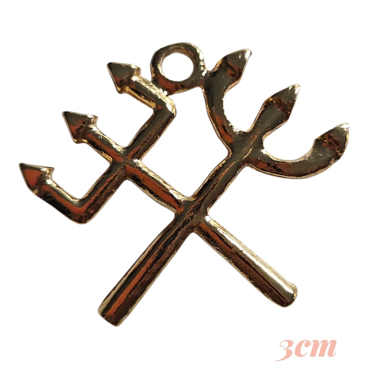 Tridente Exu Prateado 3cm - Image 2