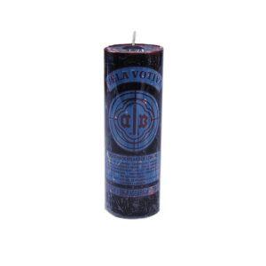 Vela Votiva Preto 260gr 15x5cm