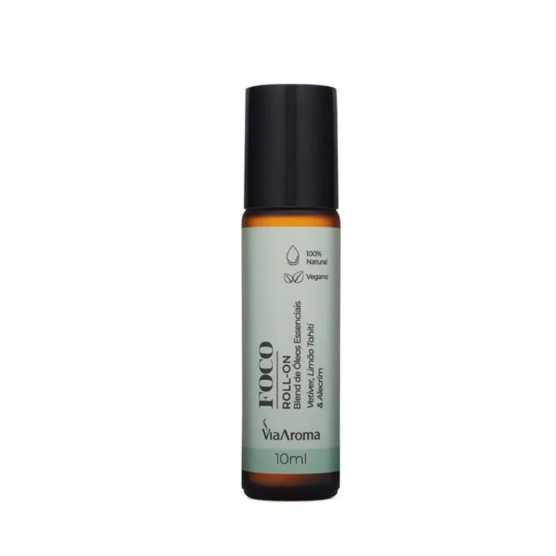Roll-On Blend Óleos Essenciais Foco Via Aroma – 10ml - Image 3