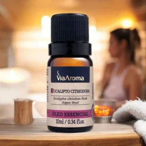 OLEO ESSENCIAL 10ML EUCALIPTO CITRIODORA PURO VIA AROMA