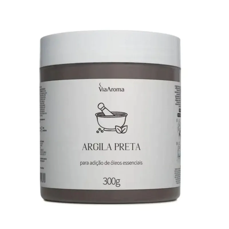 Argila Preta Via Aroma – 300g Via Aroma