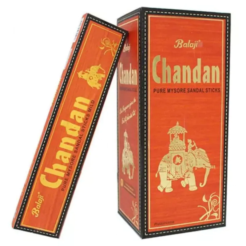 Kit com 2 incensos Balaji Massala Chandan - Image 5