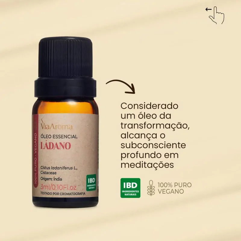 Óleo Essencial Ládano Via Aroma – 3ml - Image 3