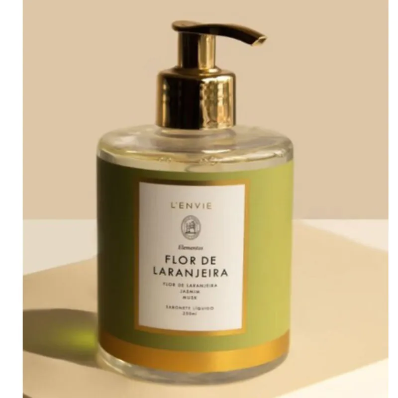 Sabonete Líquido 350ml Flor de Laranjeira – Elementos, Lenvie - Image 6