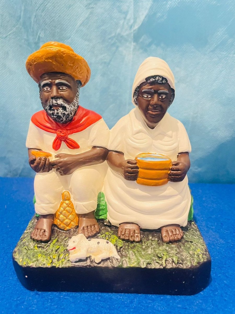 Casal de pretos velhos 20cm - Image 3