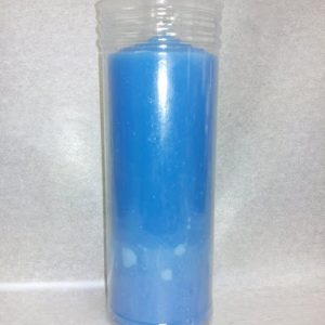 Vela copo azul claro