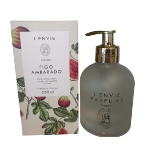 Sabonete Líquido 200 ml Figo Ambarado – Arabesc Lenvie