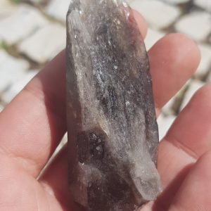 Ponta de Quartzo Fumado 7/8cm