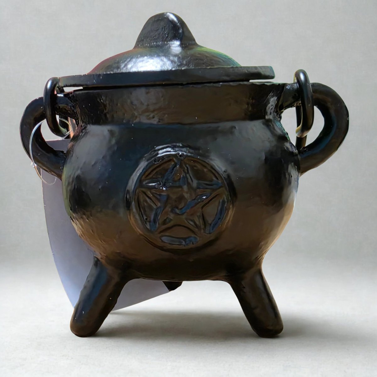 Queimador caldeirão pentagrama ferro 10cm
