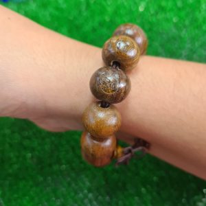 Pulseira Tibetana em Madeira – Proteção e Equilíbrio Espiritual
