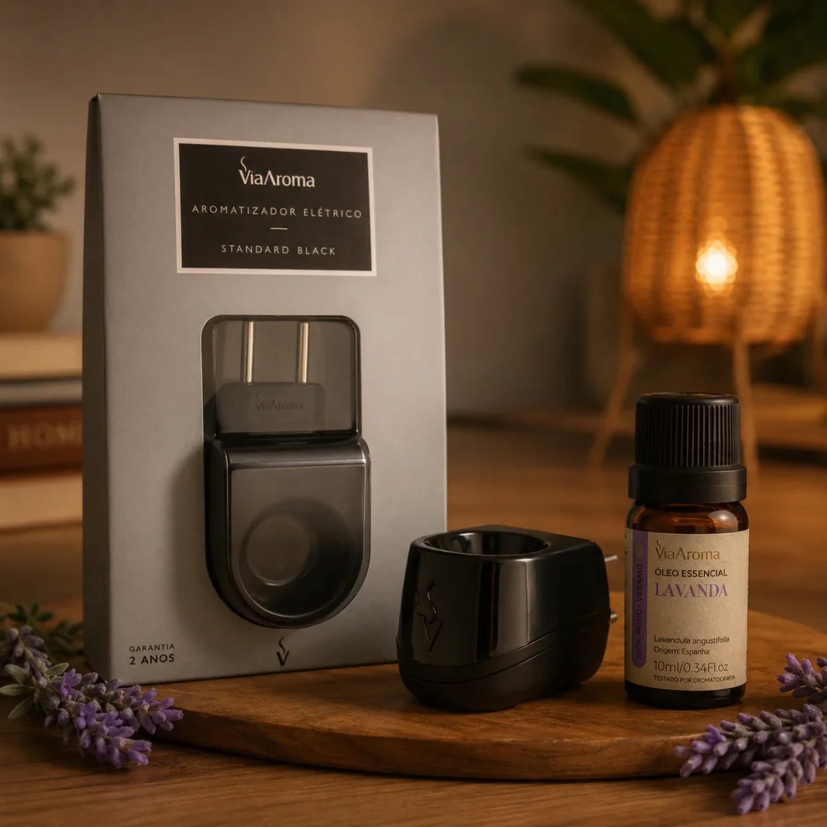 Aromatizador Via Aroma Black c/ Óleo Lavanda - Image 3