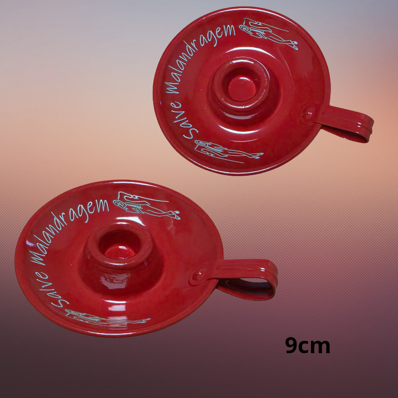 Castiçal para 1 vela Zé Pilintra Vermelho - Image 2