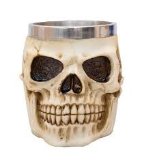 caneca caveira 400 inox