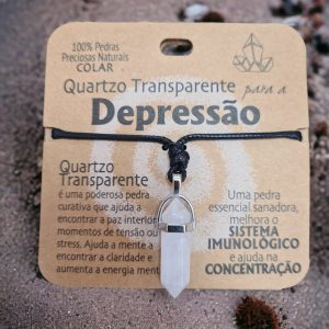 Quartzo Transparente com colar