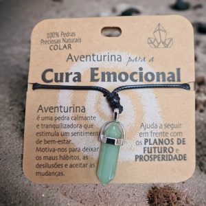 Aventurina com colar