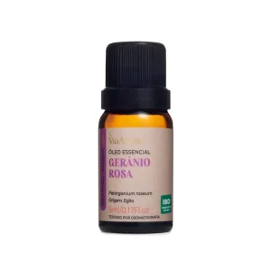 Óleo Essencial Gerânio Rosa Via Aroma – 5ml