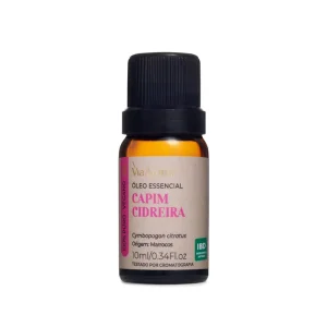 Óleo Essencial Capim Cidreira Via Aroma – 10ml