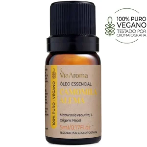 OLEO ESSENCIAL 5ML CAMOMILA ALEMA (AZUL)