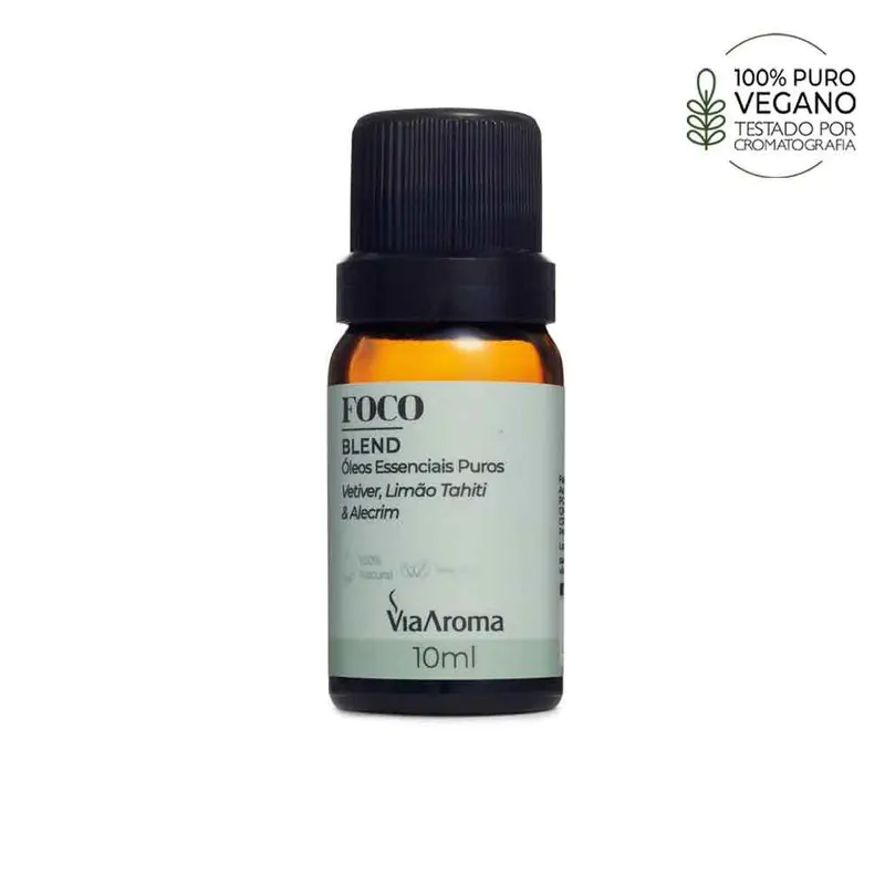 BLEND OLEOS ESSENCIAIS PUROS 10ML FOCO VIA AROMA - Image 3