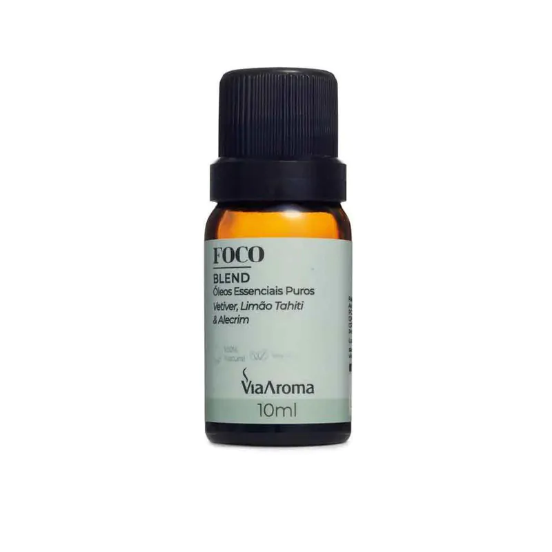 BLEND OLEOS ESSENCIAIS PUROS 10ML FOCO VIA AROMA - Image 2