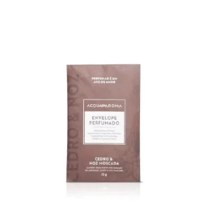 Envelope de Mineral Perfumado Acqua Aroma 12g Cedro e Noz Moscada
