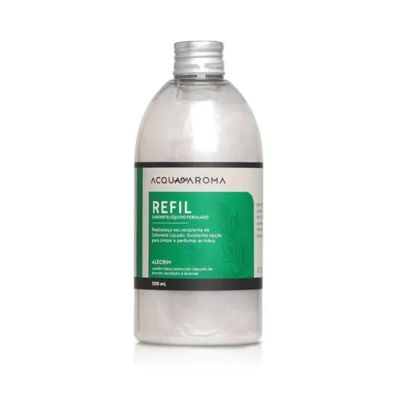 Refil Sabonete Líquido Perolado Acqua Aroma 500ml Alecrim - Image 2