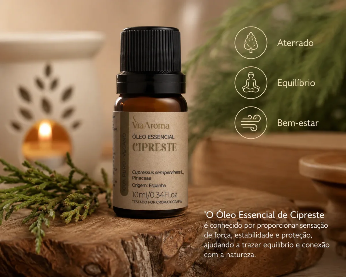 Óleo Essencial 10ml Cipreste