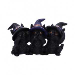 3 gatos bruxos 11.5cm