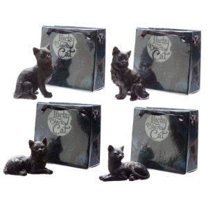 Saco Mini para Presentes – Gato Preto da Sorte