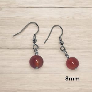Brincos Cornalina