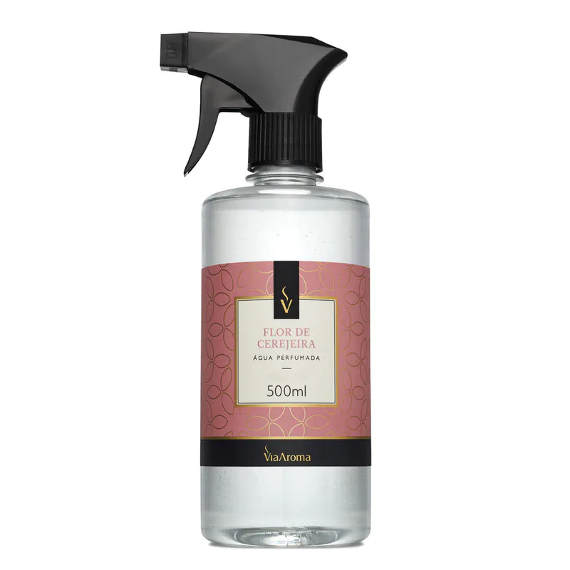Kit Flor de Cerejeira – Água Perfumada 500ml + Home Spray 60ml – Via Aroma - Image 5