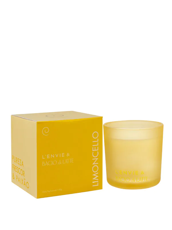 Vela Perfumada Limoncello 170G – Bacio de Latte