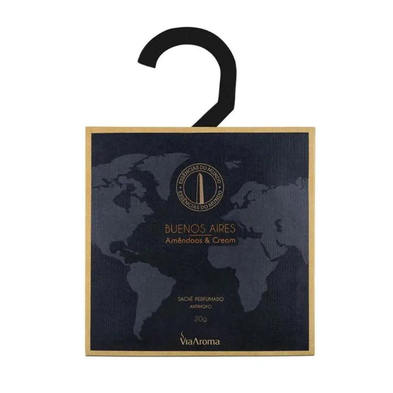 Sachê Perfumado Buenos Aires Linha Mundo Via Aroma – 20g