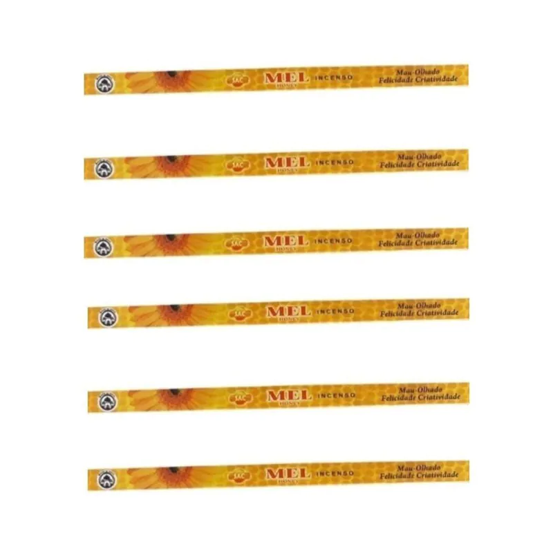 Kit 25 Incensos Indiano Mel – Doçura, Harmonia e Atração de Boas Energias - Image 4