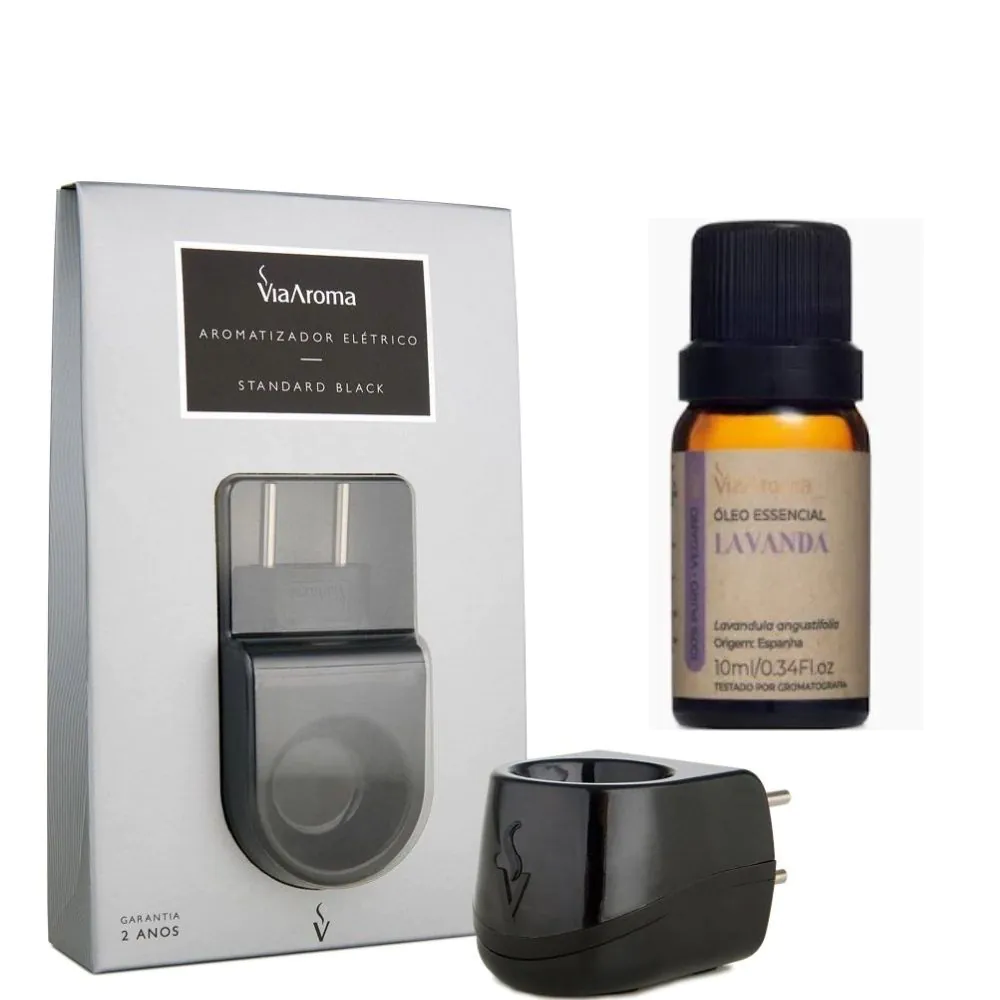 Aromatizador Via Aroma Black c/ Óleo Lavanda - Image 2