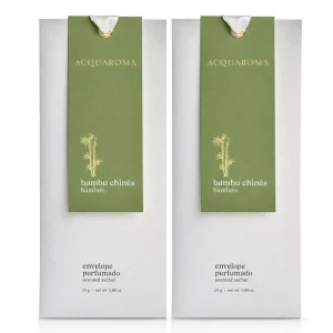 Kit com 2 Sachê Perfumado Acqua Aroma Bambu Chinês 25g