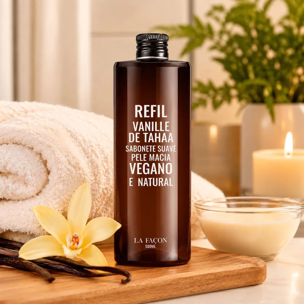 Refil de Sabonete Nutritivo La Façon – 500ml Vanille de Tahaa - Image 3