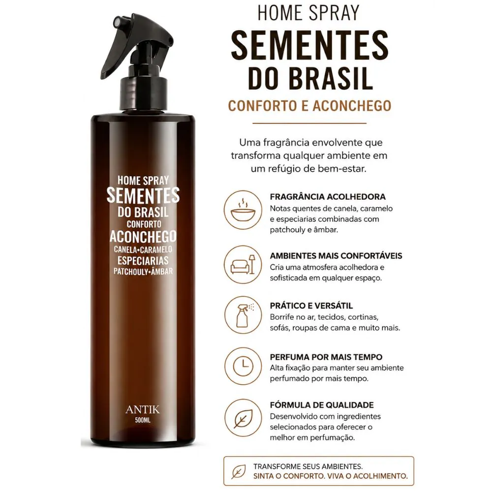 Spray para Ambiente Antik – 500ML – Sementes do Brasil - Image 6