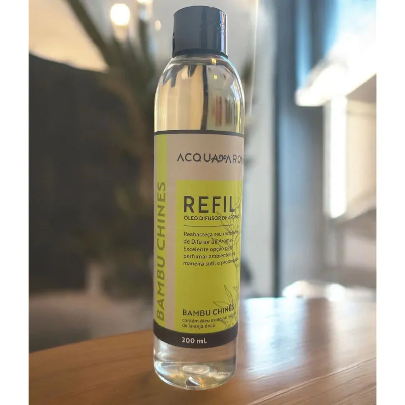 Refil Óleo Difusor de Aromas Acqua Aroma Dia a Dia 200ml Bambu Chinês - Image 8