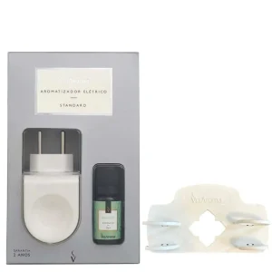 Aromatizador Elétrico Standard com Essência Bamboo 10ml+Suporte para Óleos Essenciais e Essências White – Via Aroma