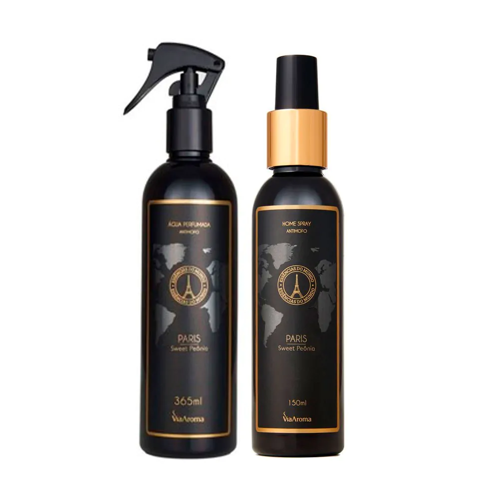ÁGUA PERFUMADA 365ML E HOME SPRAY 150ML PARIS SWEET PEÔNIA - Image 2