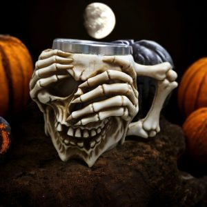Caneca caveira esconde Inox