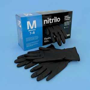Caixa de 100 Luvas de Nitrilo Extra Fortes