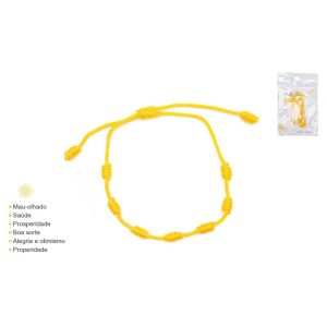 Pulseira 7 nós Amarela