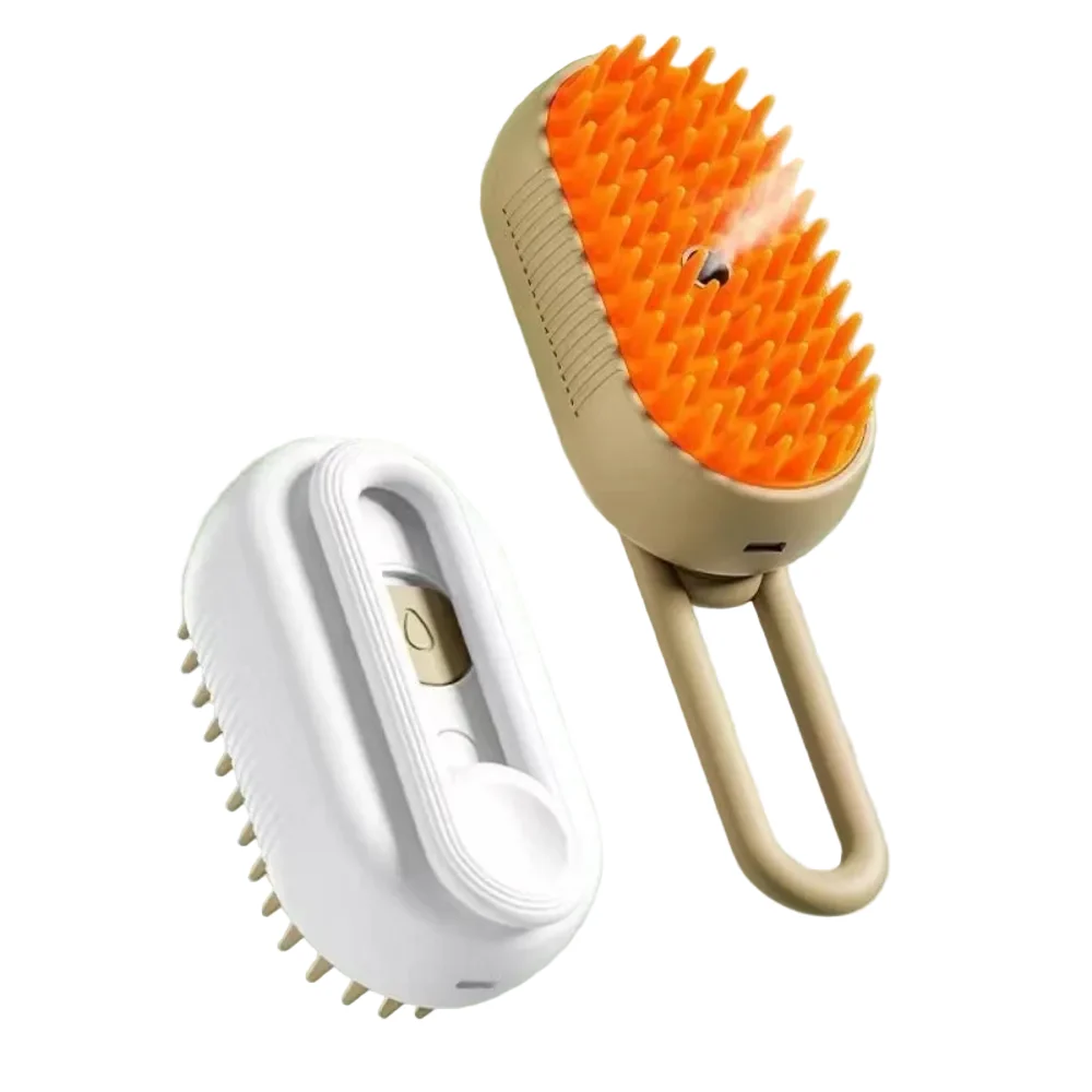Escova 3 em 1 Vapor para Cão e Gato - Remoção Pelos, Massagem, Limpeza Anti-Estática - Image 2
